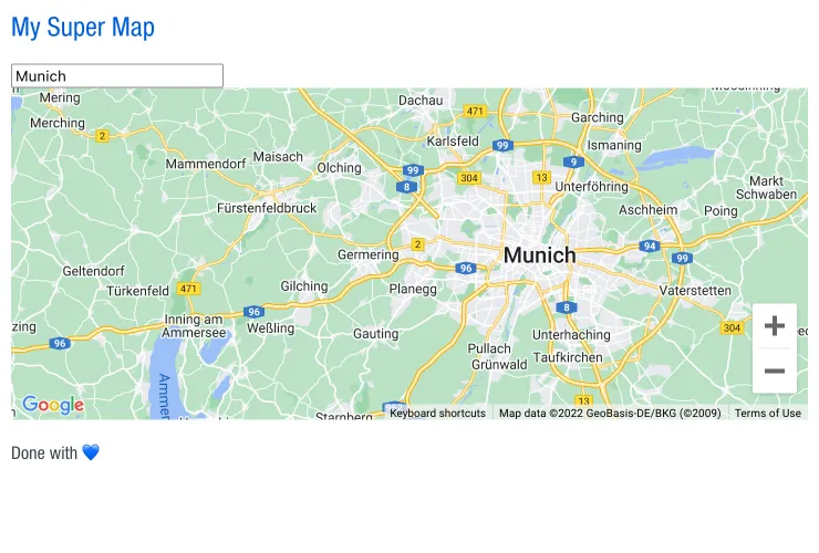 Screenshot from Google Maps