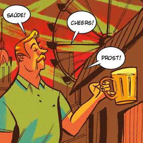 Highlight of the comic about Oktoberfest